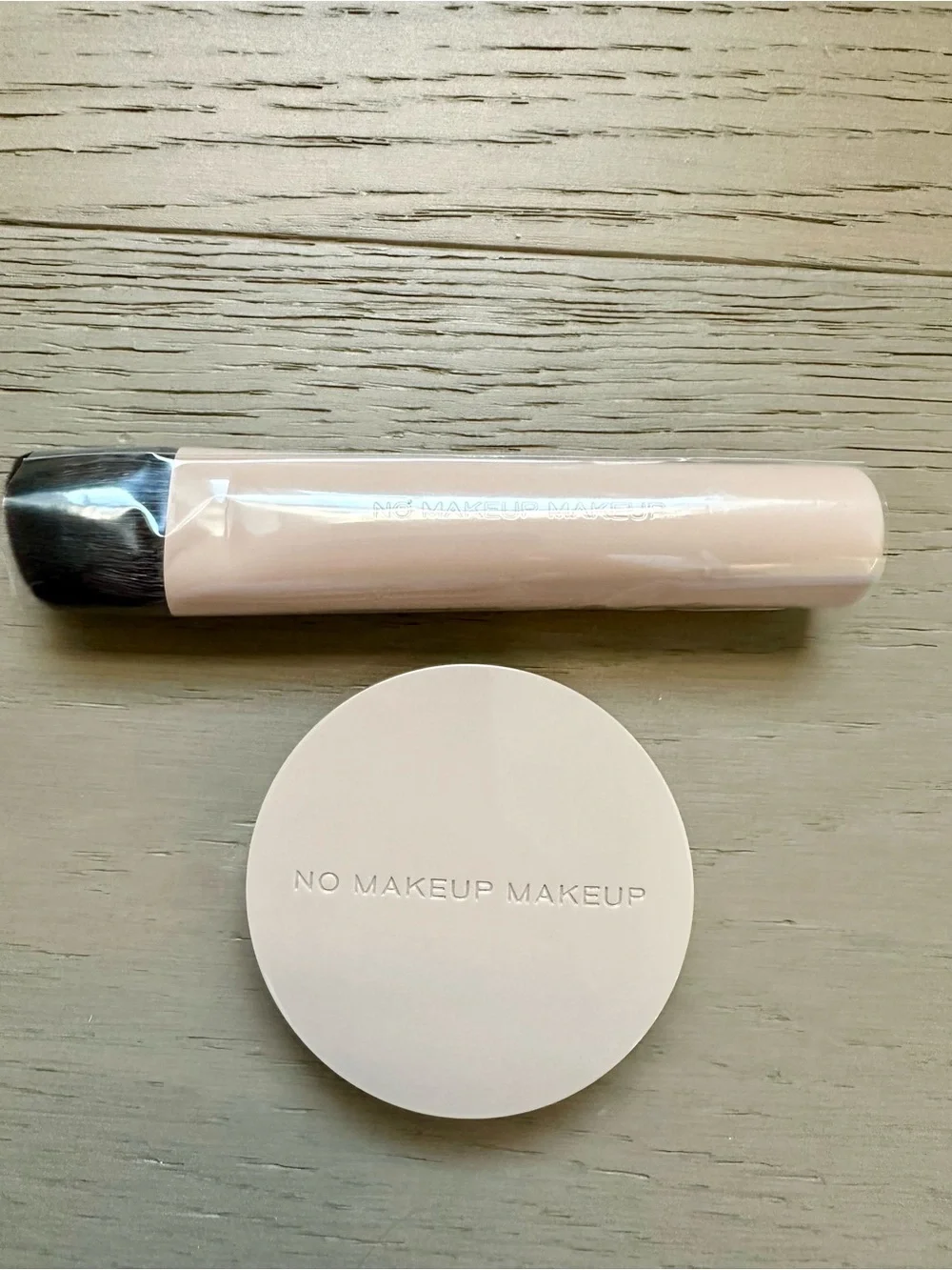 No Makeup Makeup Blush and Lip duo with blush brush-Peach